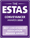 ESTAS Conveyancer Awards 2018 certificate