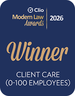 Modern Law Awards 2026 Client Care Winner