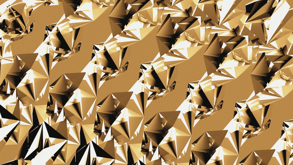 Gliterring gold background