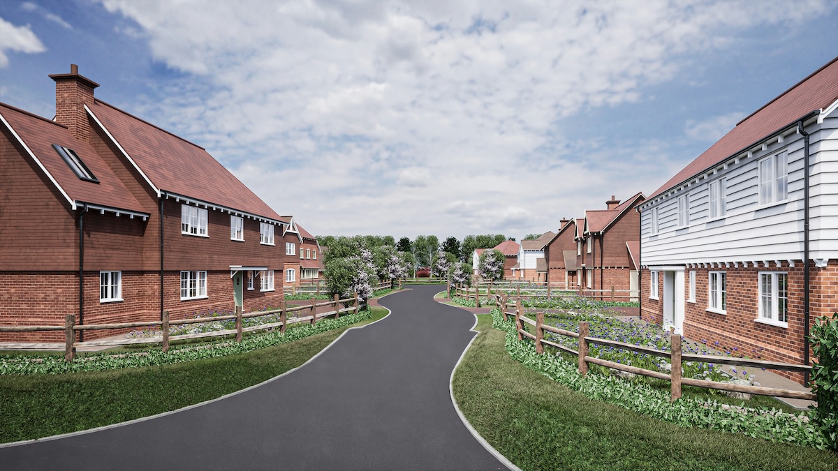 New build estate in the UK